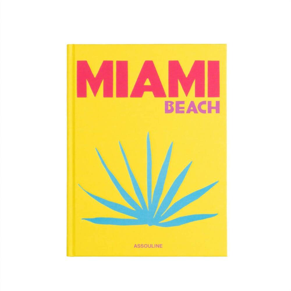 NEW ASSOULINE miami beach candle book in multi